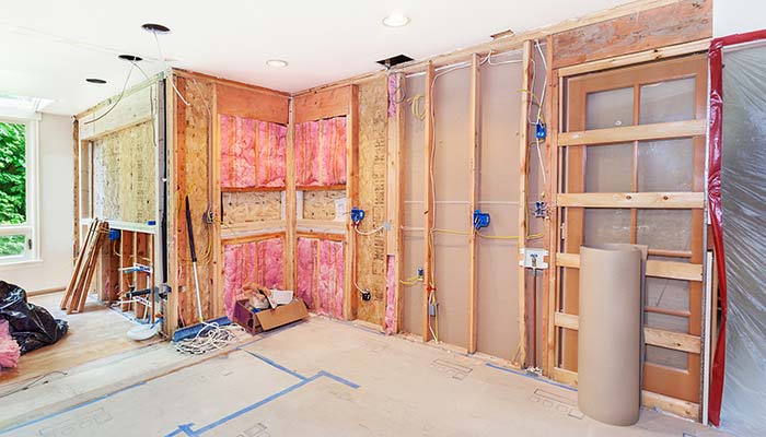 electrical work with remodeling home