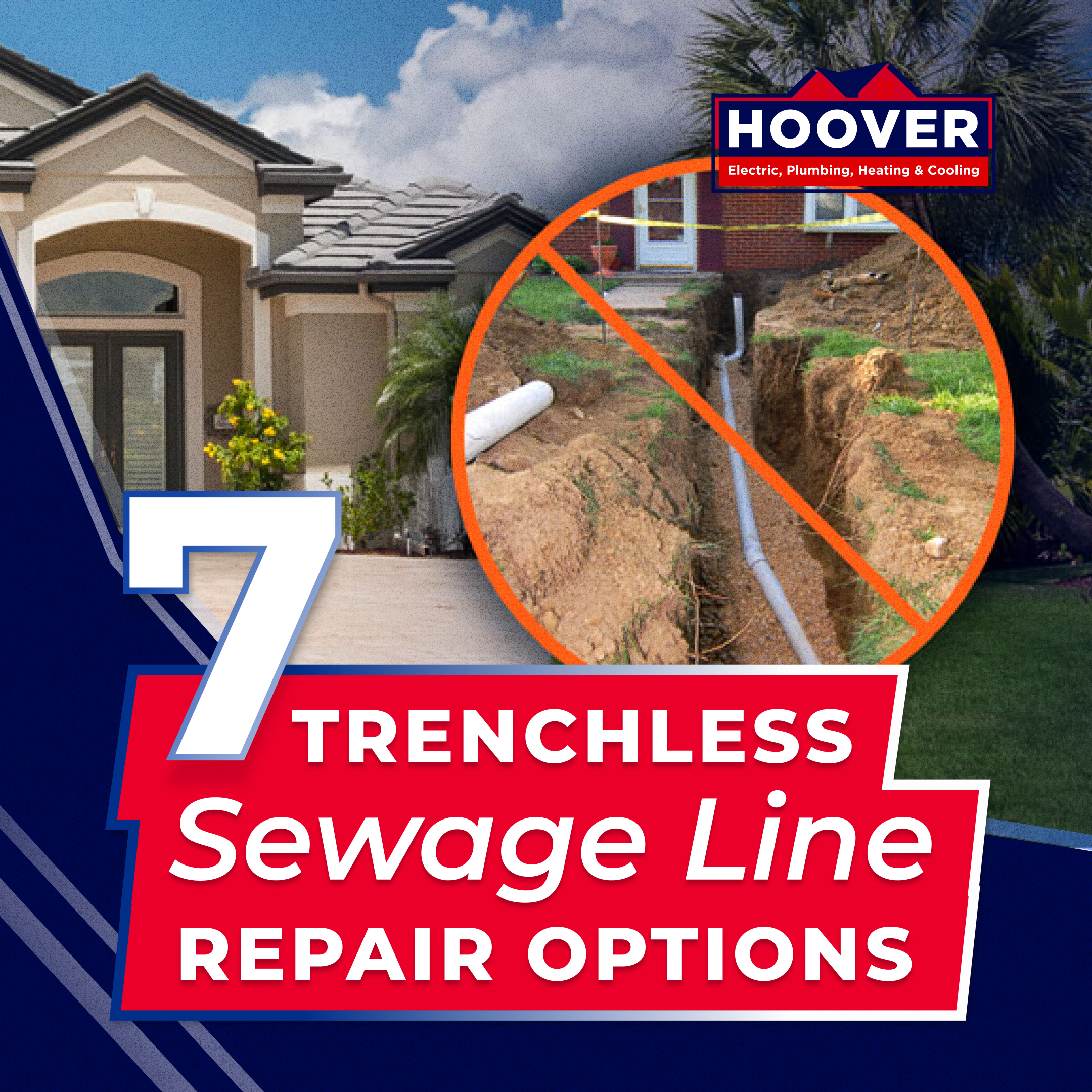 sewage line repair troy mi