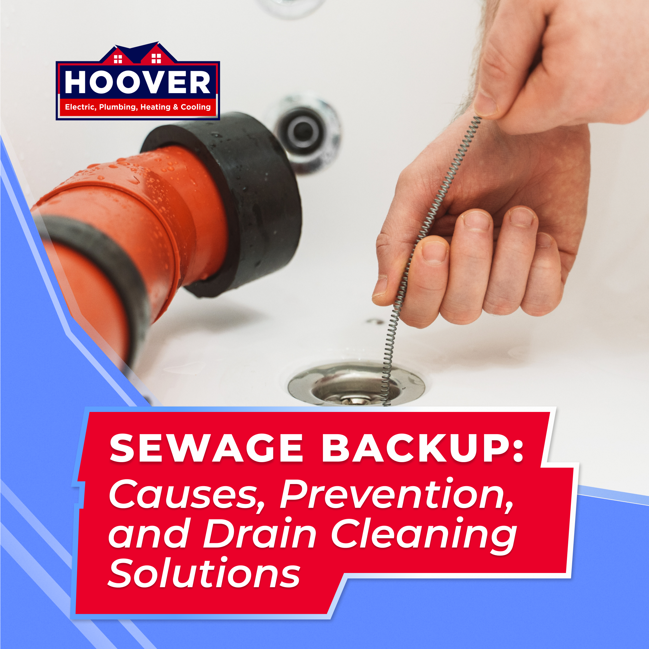 Blocked sewer line