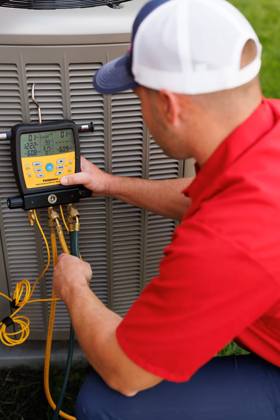 Conducting emergency HVAC services