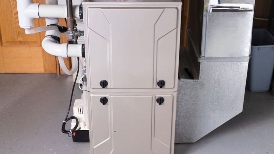 Furnace in a home